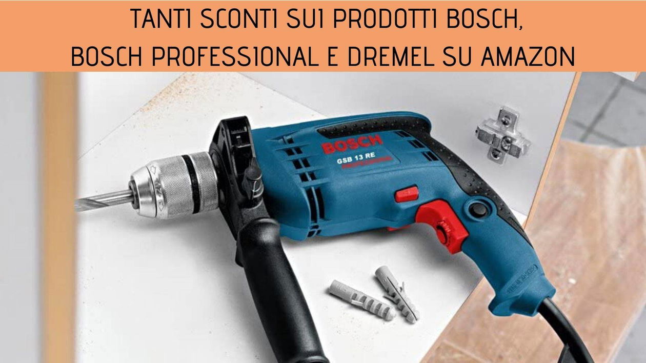 Immagine di Tanti sconti sui prodotti Bosch, Bosch Professional e Dremel su Amazon