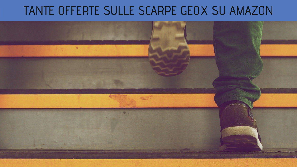 Immagine di Tante offerte sulle scarpe Geox su Amazon