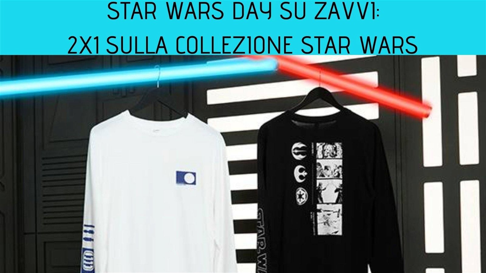 Immagine di 2x1 sulle t-shirt della collezione Star Wars su Zavvi!