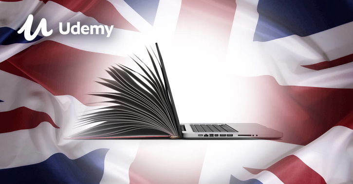 Immagine di Udemy, corso completo di inglese a 11,99 euro (sconto del 93%)