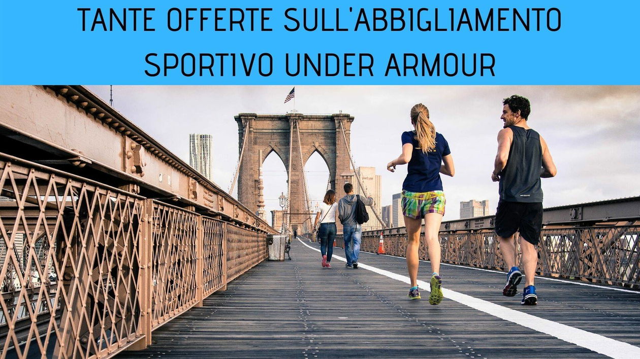 Immagine di Amazon: tante offerte sull'abbigliamento sportivo Under Armour