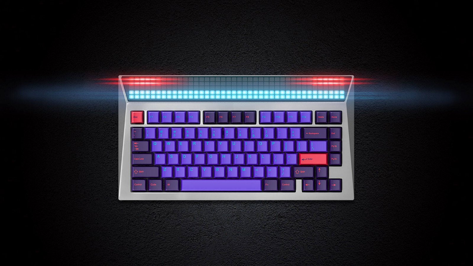Immagine di Angry Miao CYBERBOARD, la prima tastiera meccanica con pannello LED personalizzabile