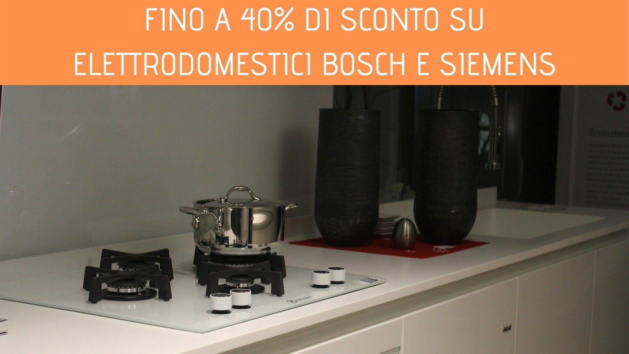 Immagine di Grandi elettrodomestici Bosch e Siemens in sconto fino a -40%