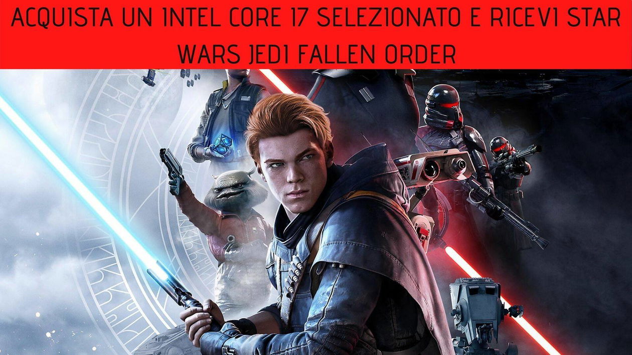 Immagine di Acquista un processore Intel Core i7 selezionato e ricevi Star Wars Jedi Fallen Order