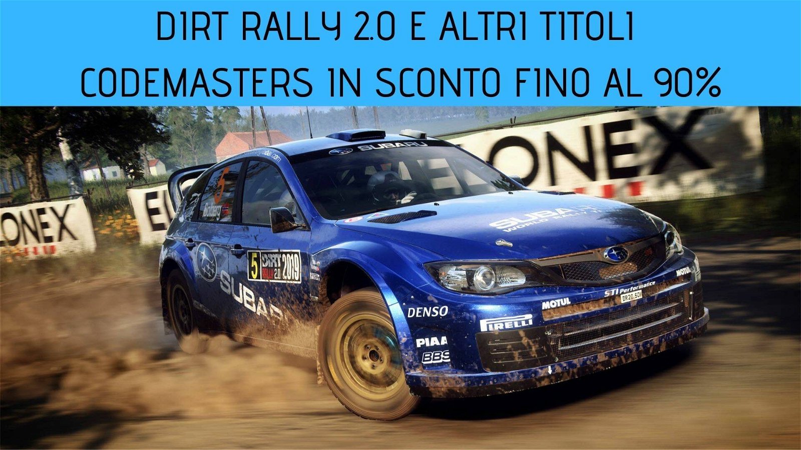 Immagine di DiRT Rally 2.0 e molti altri titoli Codemasters in sconto fino al 90% su GamersGate!