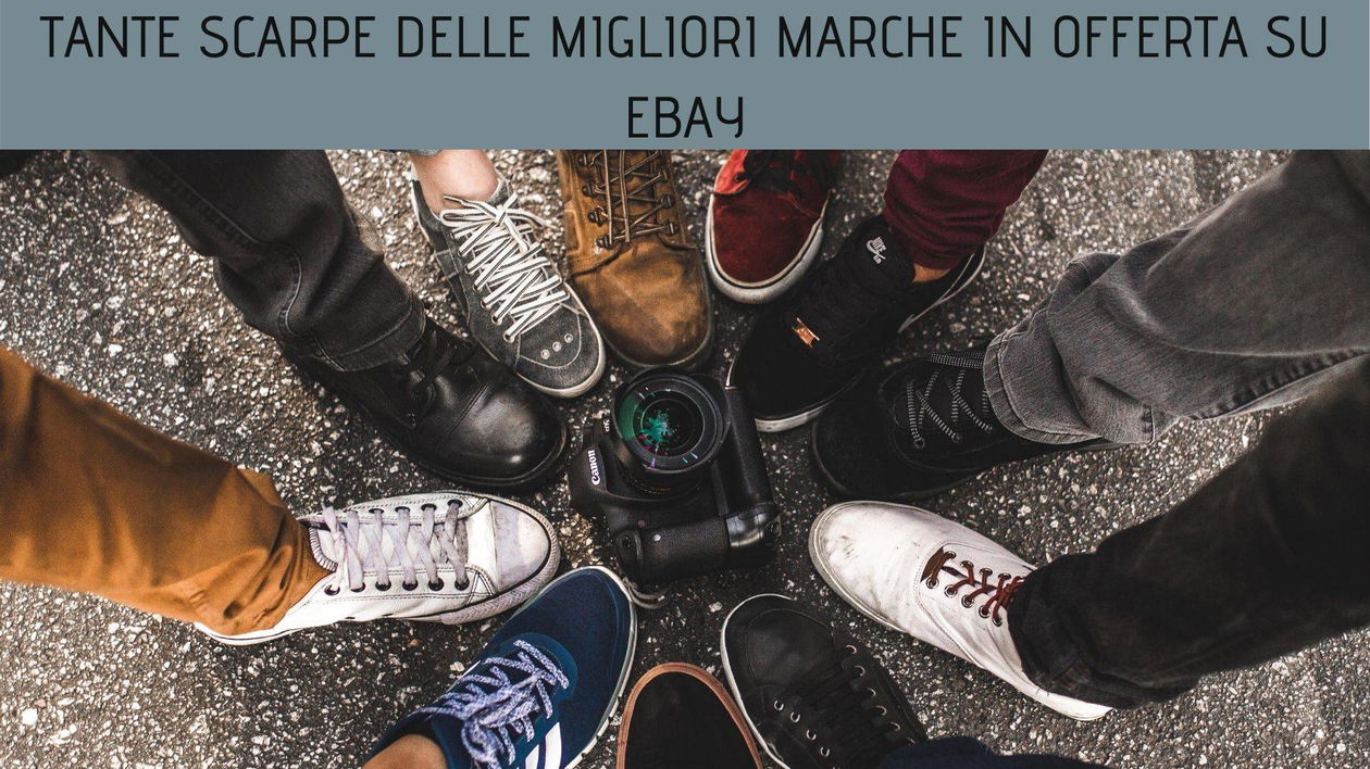 Immagine di Tante scarpe delle migliori marche in offerta su eBay