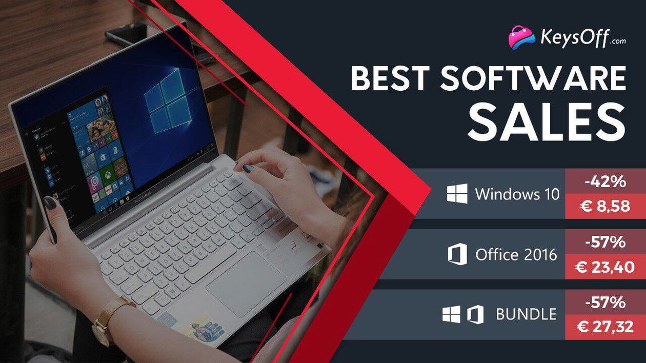 Immagine di Windows 10 a 8€, Office per Mac a 42€: ecco le migliori offerte di Keysoff.com