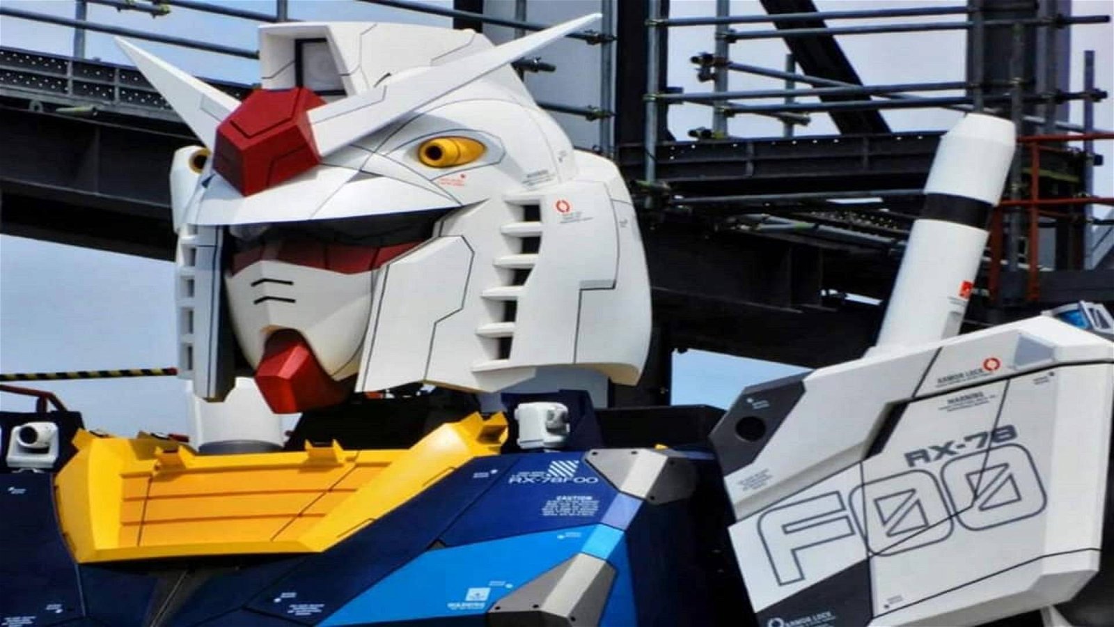 Immagine di Gundam - la statua a grandezza naturale ha mosso i primi passi