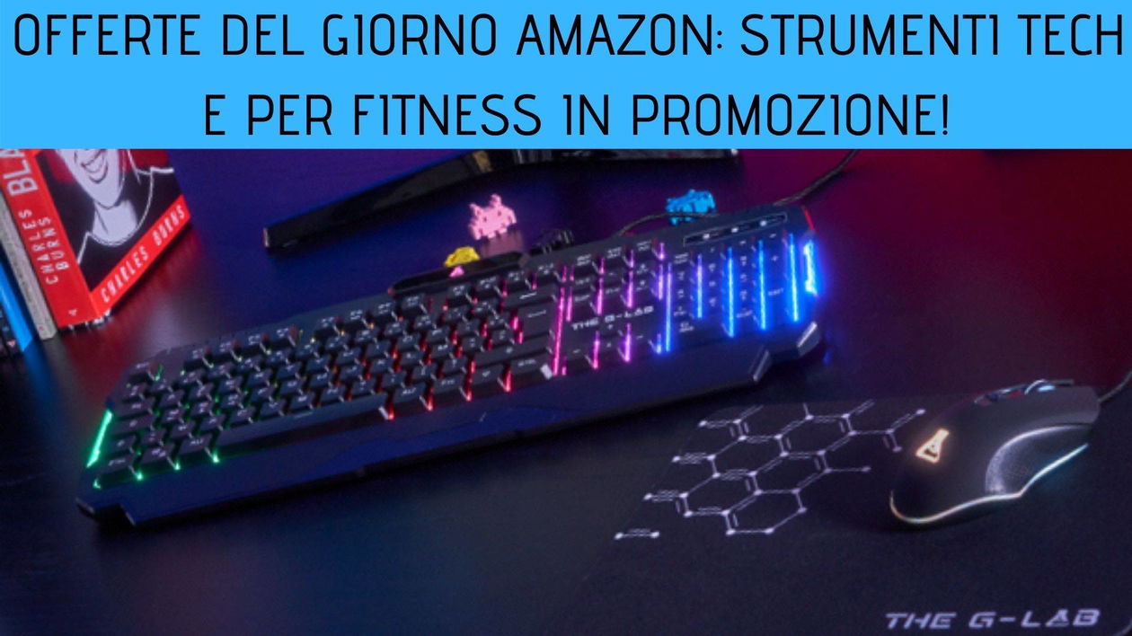 Immagine di Offerte del giorno Amazon: tanti strumenti tech e per fitness in promozione!