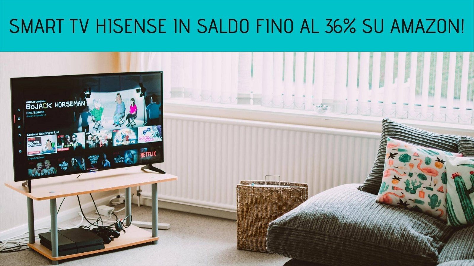 Immagine di Smart TV HiSense in saldo fino al 36% su Amazon!