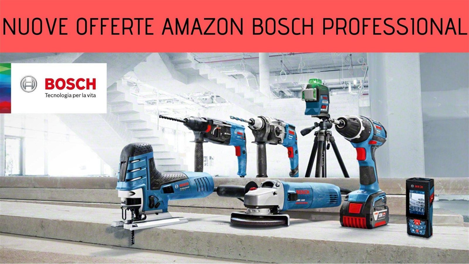 Immagine di Amazon: tornano le offerte sui prodotti Bosch Professional