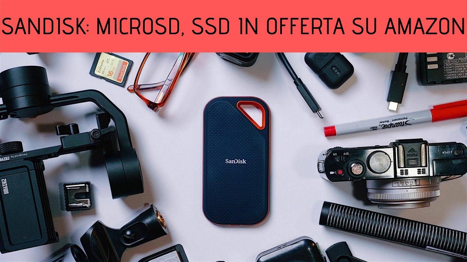 Immagine di SanDisk, tante microSD e SSD in offerta su Amazon