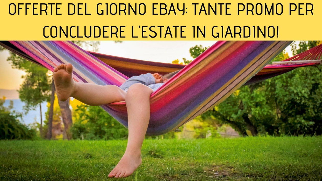 Immagine di Offerte del giorno eBay: tante promozioni per concludere l'estate in giardino!