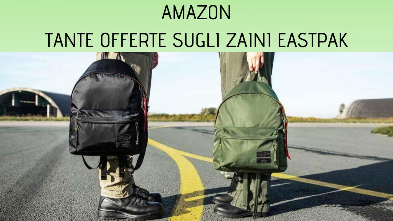Immagine di Fino al 30% di sconto sugli zaini Eastpak su Amazon