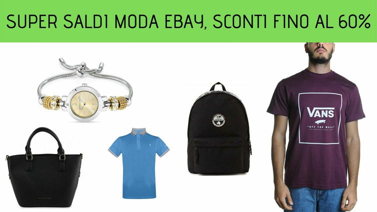 Immagine di Super saldi moda eBay, sconti fino al 60%