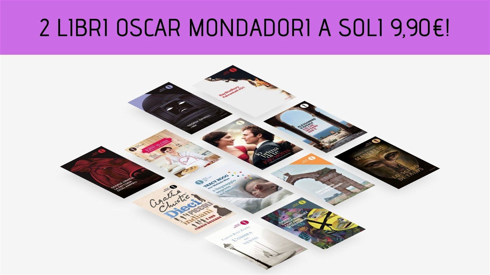 Immagine di Feltrinelli: acquista 2 libri Oscar Mondadori a soli 9,90€!