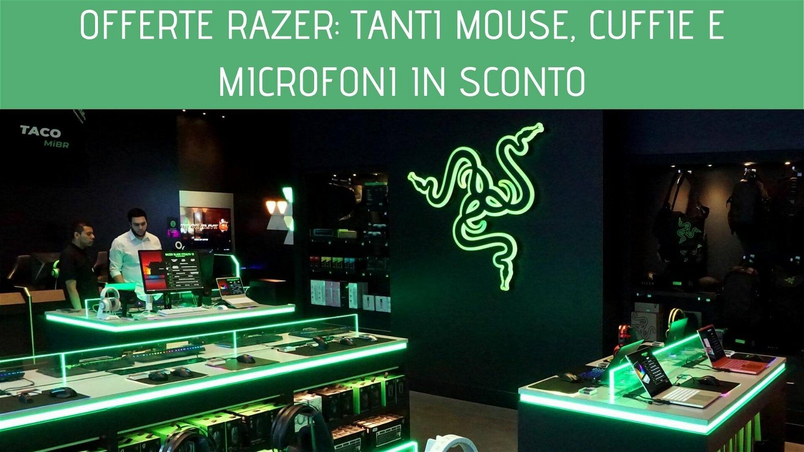 Immagine di Offerte Razer: tanti mouse, cuffie e microfoni scontati