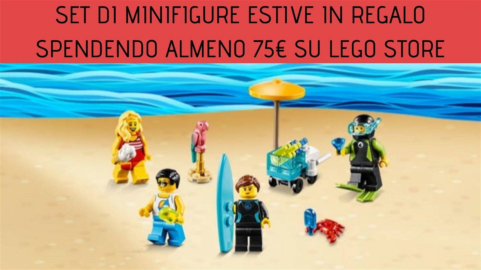 Immagine di Set di minifigure estive in regalo spendendo almeno 75€ su LEGO store