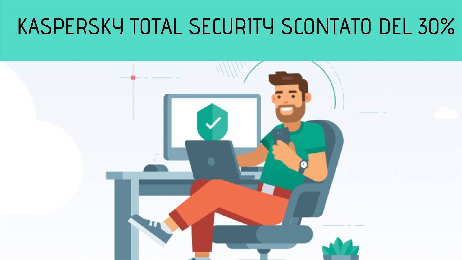 Immagine di Offerte estive Kaspersky: Total Security scontato del 30%!