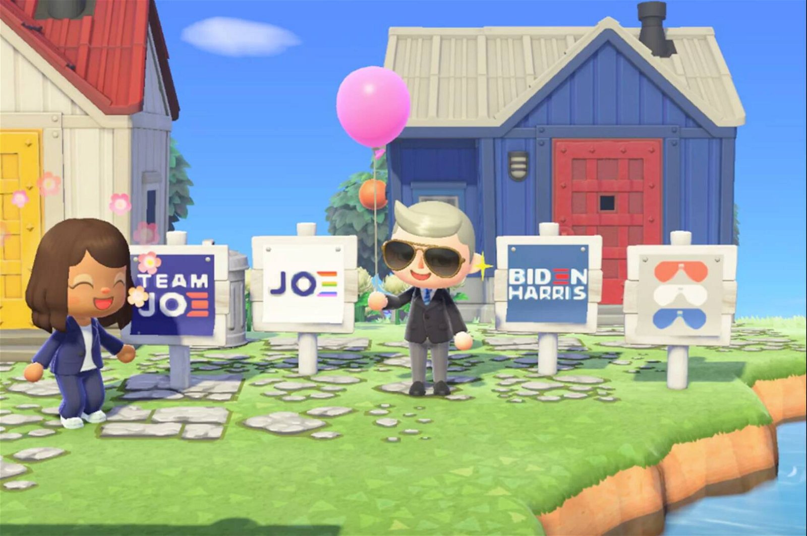 Immagine di Animal Crossing invaso dai politici: Presidenziali in digitale