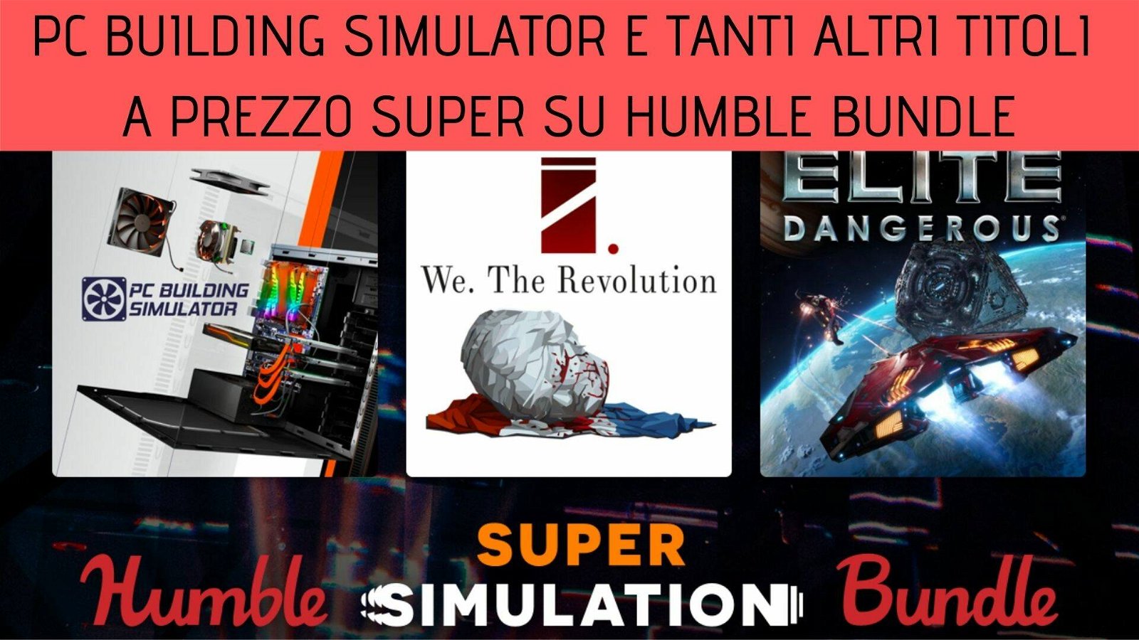 Immagine di PC Building Simulator e tanti altri simulatori ad un prezzo super nel nuovo bundle di Humble Bundle!