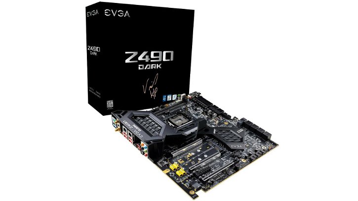 Immagine di EVGA Z490 Dark K|NGP|N Edition, la scheda madre per veri overclocker