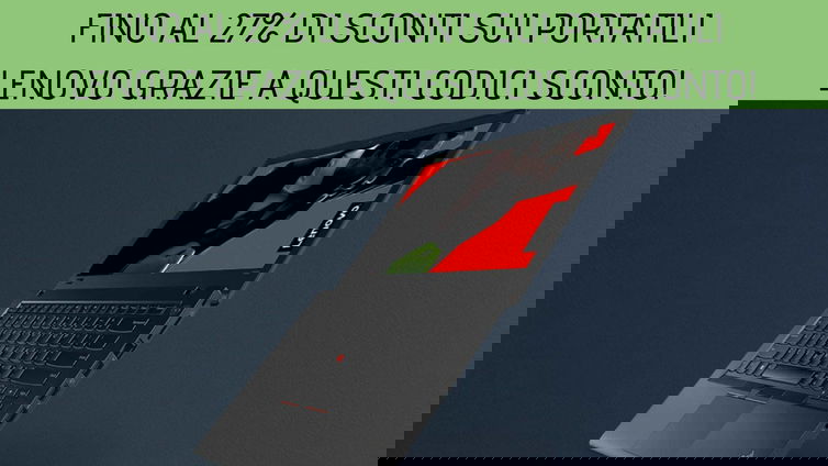 Immagine di Fino al 27% di sconti sui portatili Lenovo grazie a questi codici sconto!