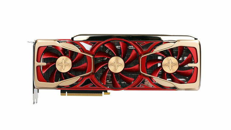 Immagine di Gainward, le RTX 3080 e RTX 3070 Star Red e Star Blue sembrano indossare la tuta di Iron Man