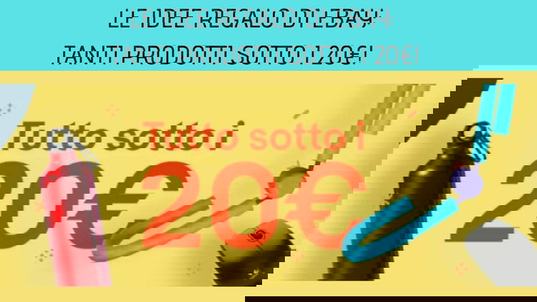 Immagine di Le idee regalo di eBay: tanti prodotti sotto i 20€!