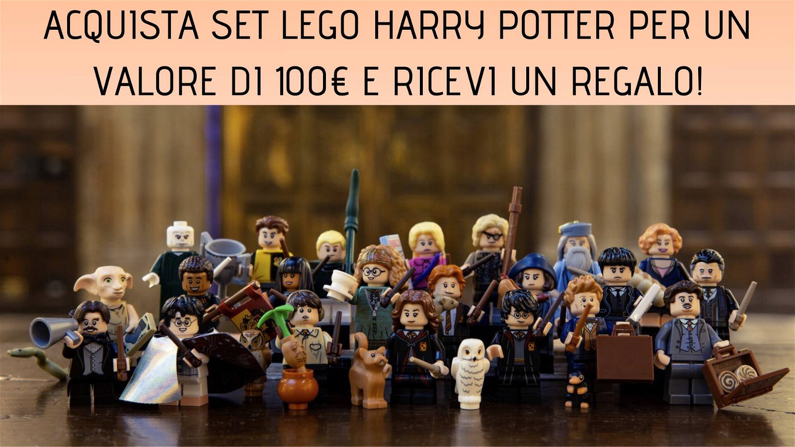 Immagine di Hagrid e Fierobecco: set LEGO in regalo con 100€ di acquisti LEGO Harry Potter