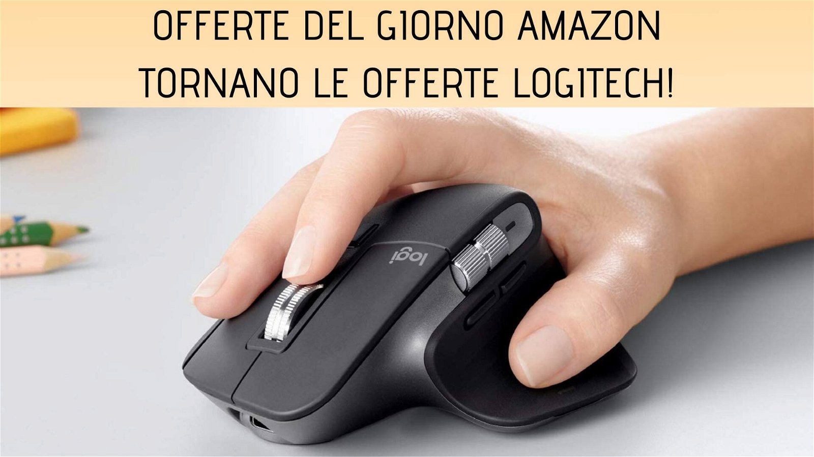 Immagine di Offerte del giorno Amazon: mouse Logitech MX Master 3 scontato del 30%!