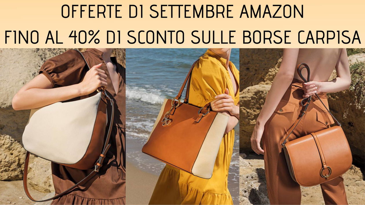 Immagine di Offerte di settembre Amazon: fino al 40% di sconto sulle borse Carpisa