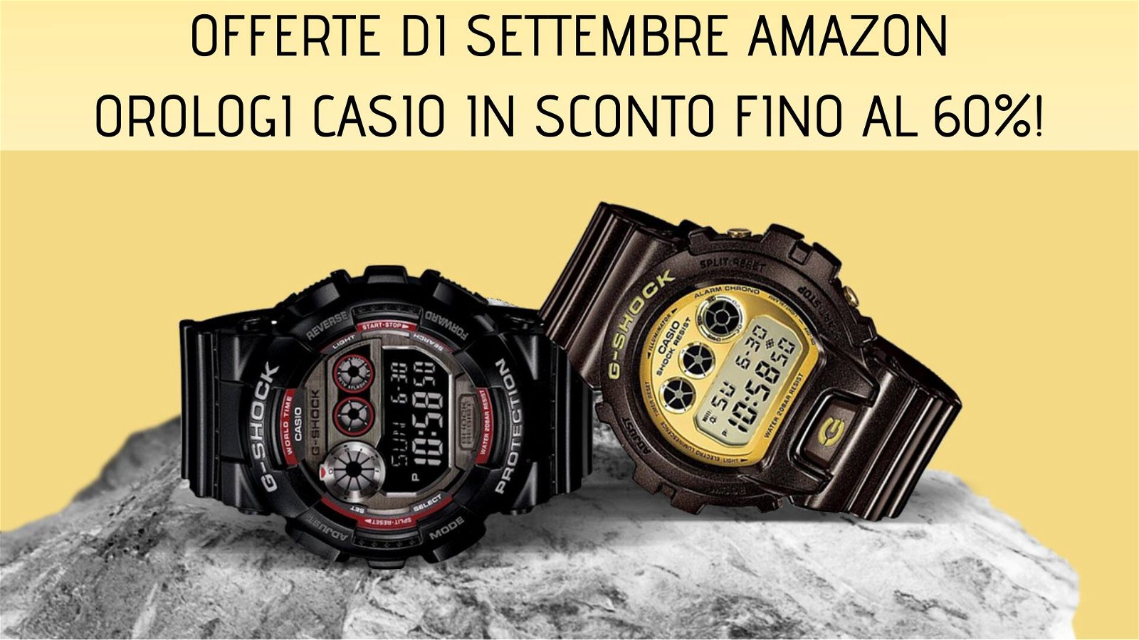 Immagine di Offerte di settembre Amazon: sconti fino al 60% sugli orologi Casio!