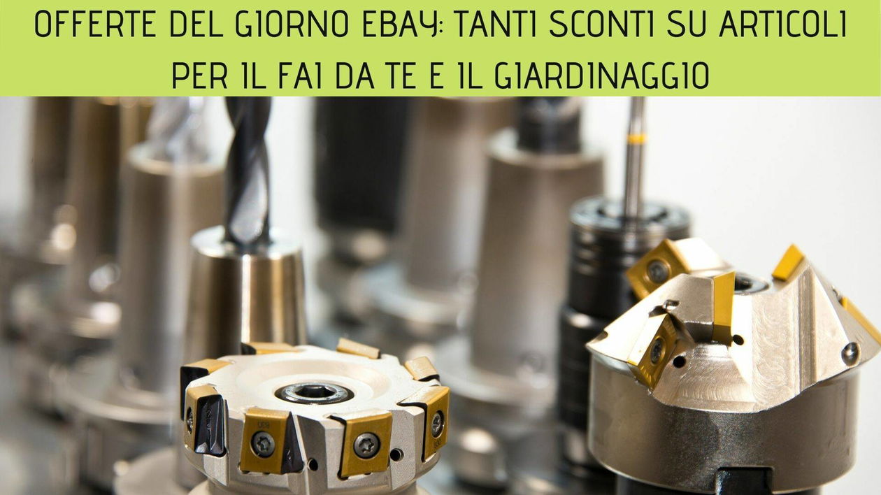 Immagine di Offerte del giorno eBay: tanti sconti su articoli per il fai da te e il giardinaggio