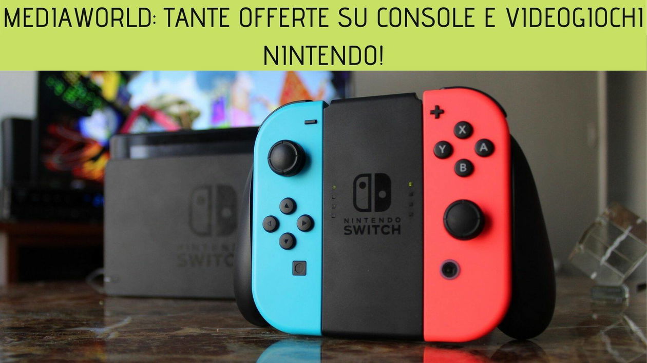Immagine di Mediaworld: tante offerte su console e videogiochi Nintendo!