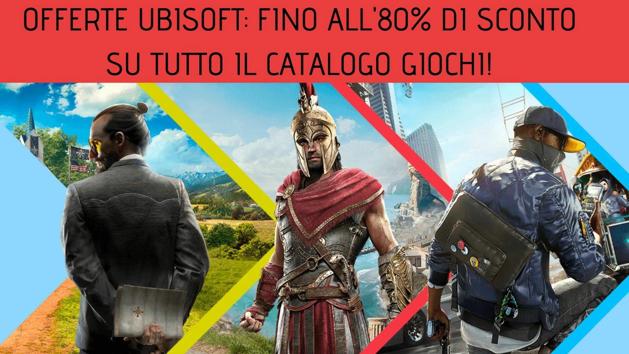 Immagine di Offerte Ubisoft: fino all'80% di sconto su tutto il catalogo giochi!