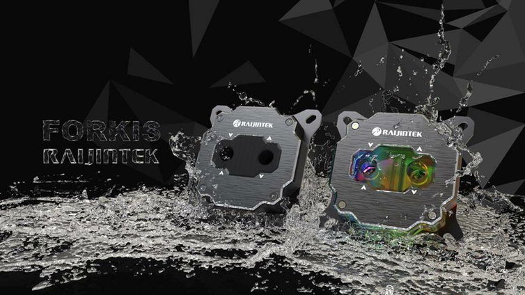 Immagine di Raijintek Forkis, la nuova serie di water block per CPU ad alte prestazioni