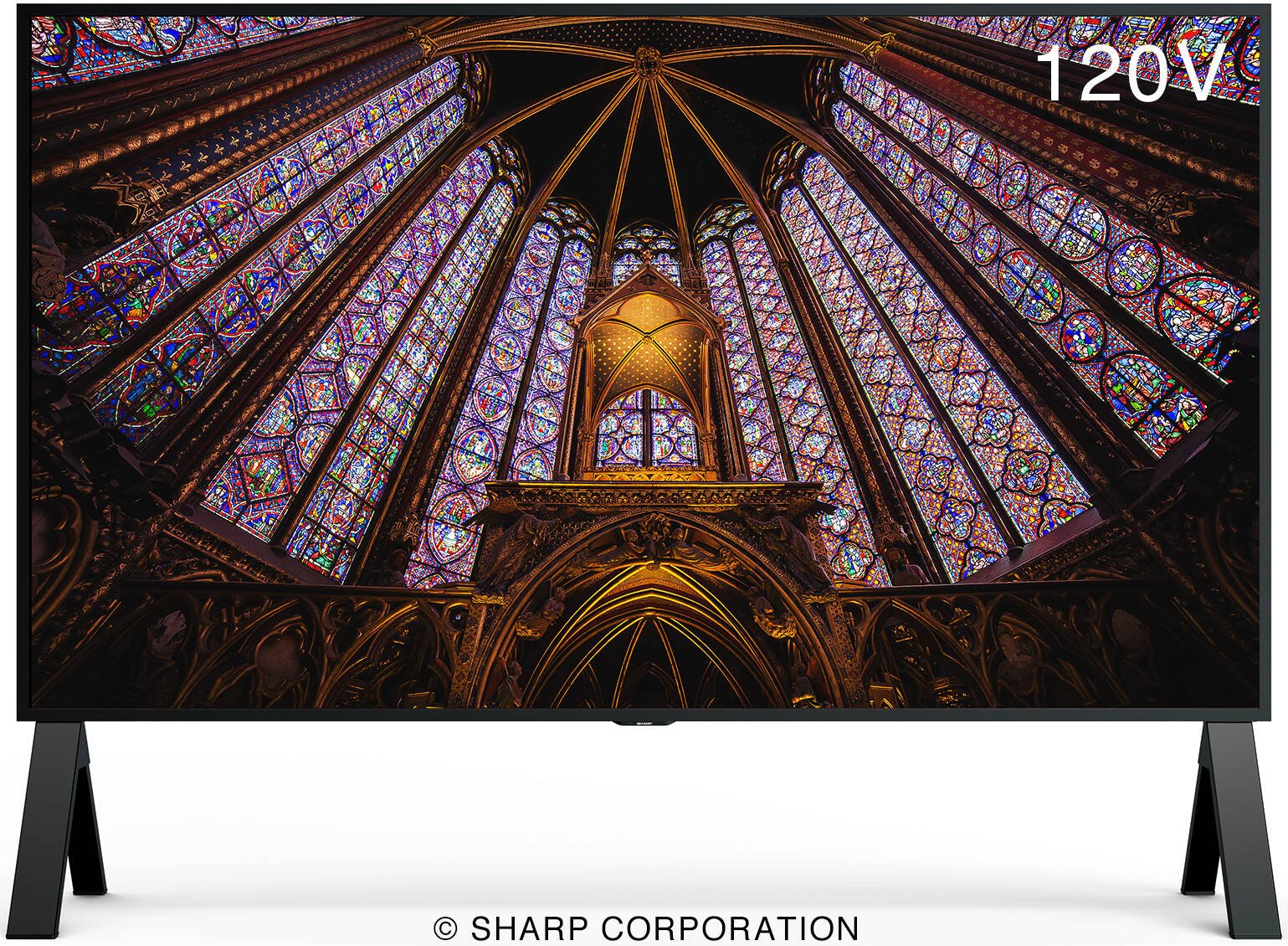 Immagine di Sharp, il nuovo display 8K da 120" offre supporto a HDMI 2.1 e refresh rate fino a 120Hz