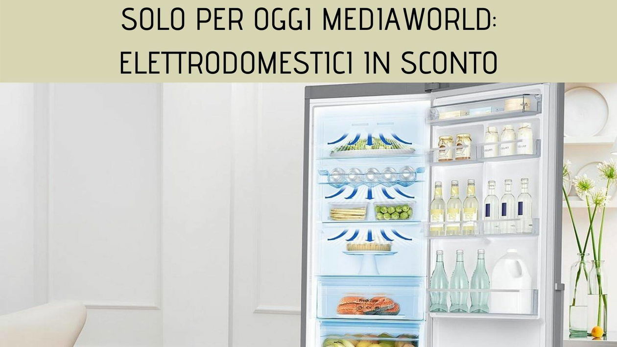 Immagine di Elettrodomestici e tanto altro nel Solo per oggi Mediaworld