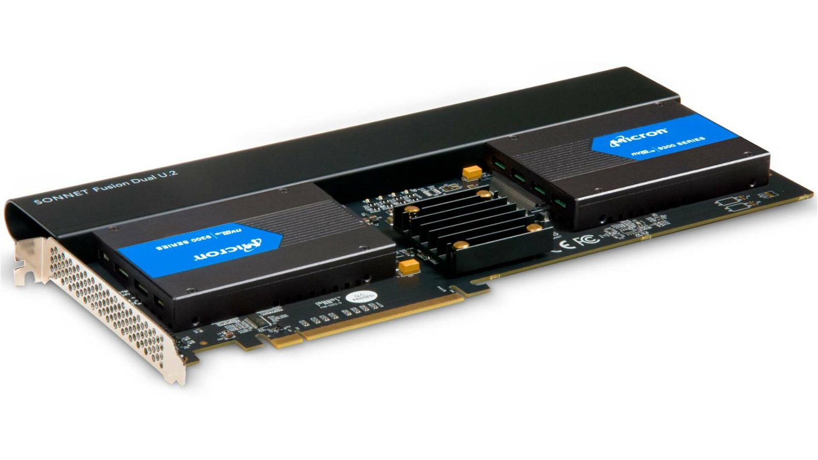 Immagine di Sonnet Fusion Dual U.2, il RAID di due SSD U.2 su un unico slot PCIe 3.0 diventa semplice