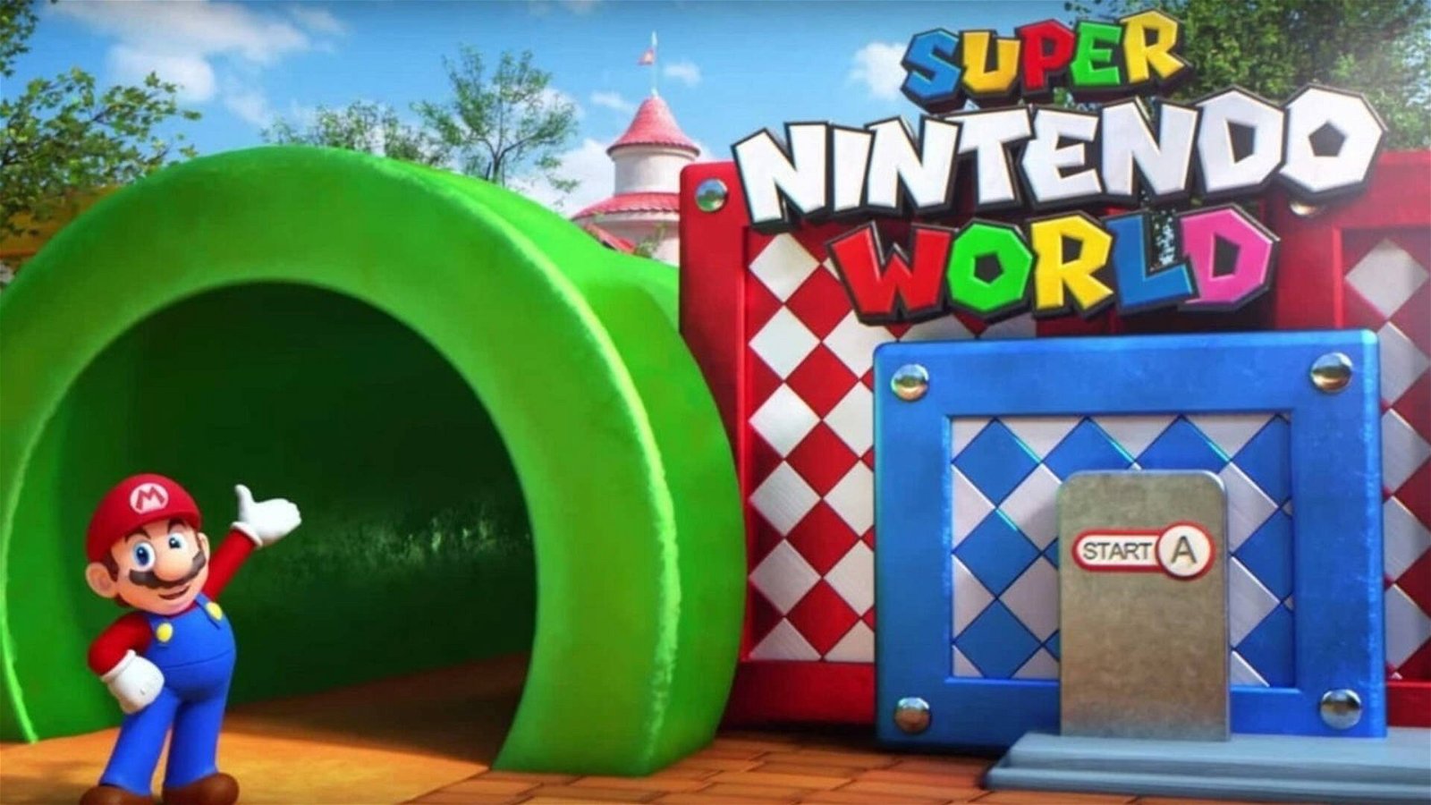 Immagine di Super Nintendo World: video mostra il parco in funzione
