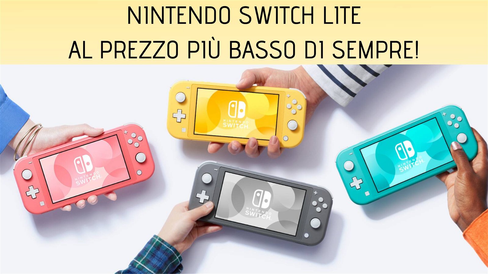 Immagine di Nintendo Switch Lite al prezzo più basso di sempre su eBay!