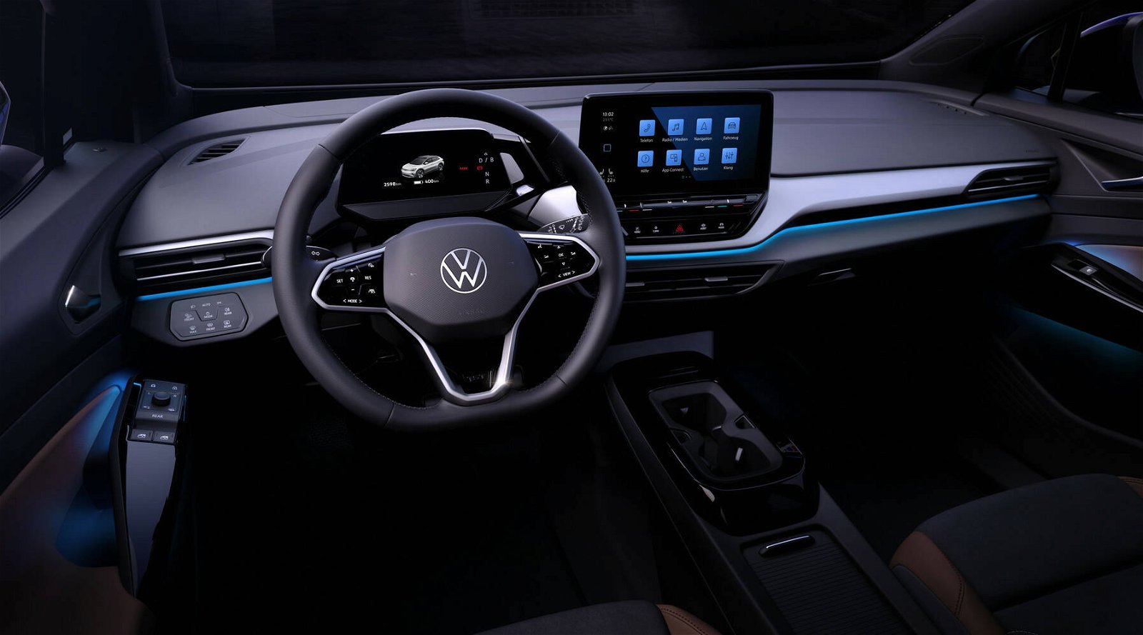Immagine di Auto elettriche: svelati gli interni di Volkswagen ID.4