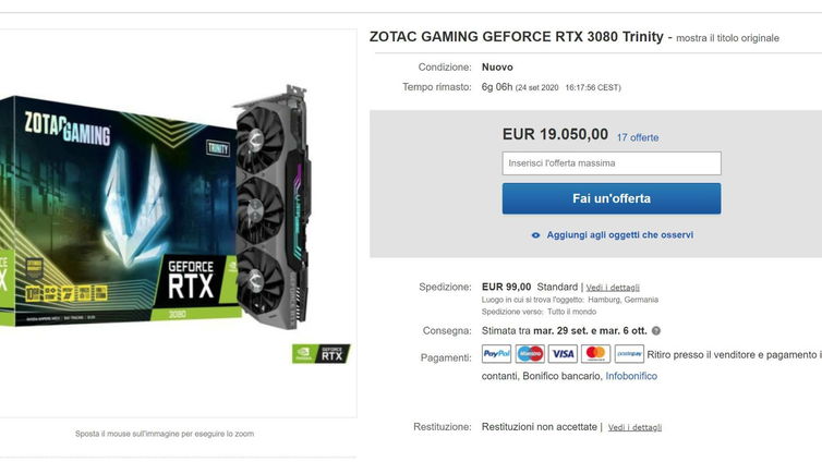 Immagine di Questa RTX 3080 costa quasi 20.000 euro, perché?