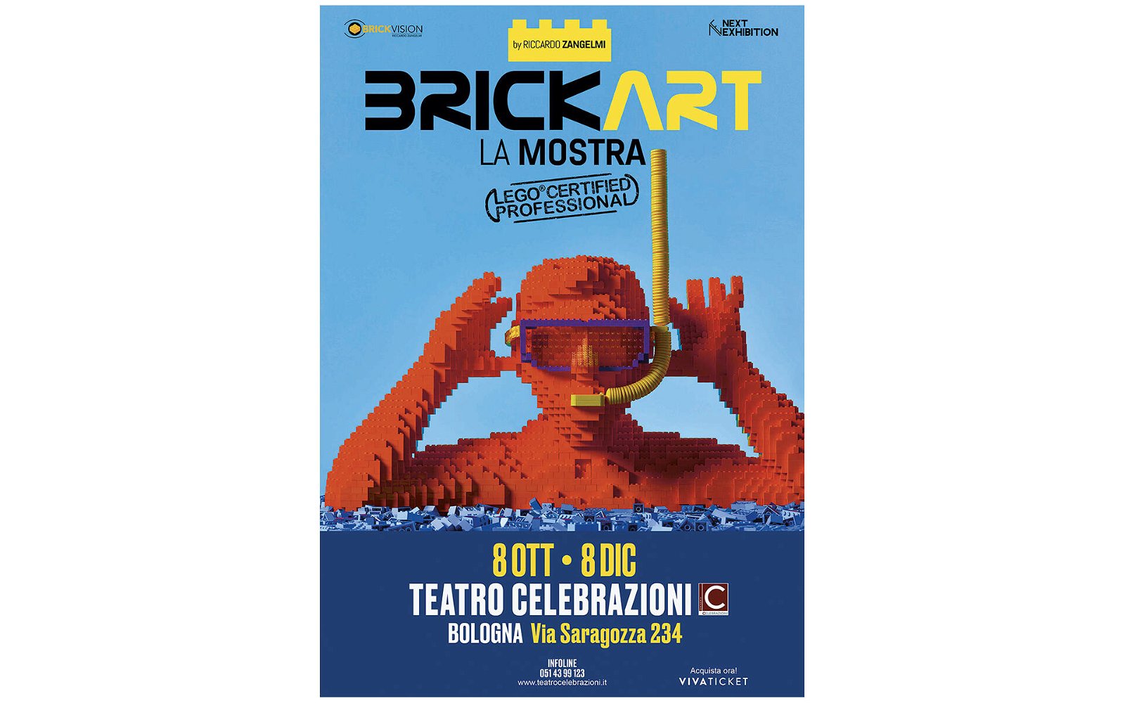 Immagine di LEGO: inaugura l'8 ottobre a Bologna "BRICK ART La Mostra" by Riccardo Zangelmi