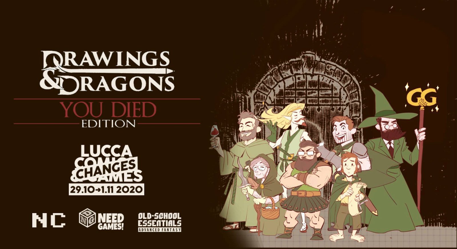 Immagine di Drawings &amp; Dragons a Lucca Changes: il 30 ottobre il gran finale della terza campagna