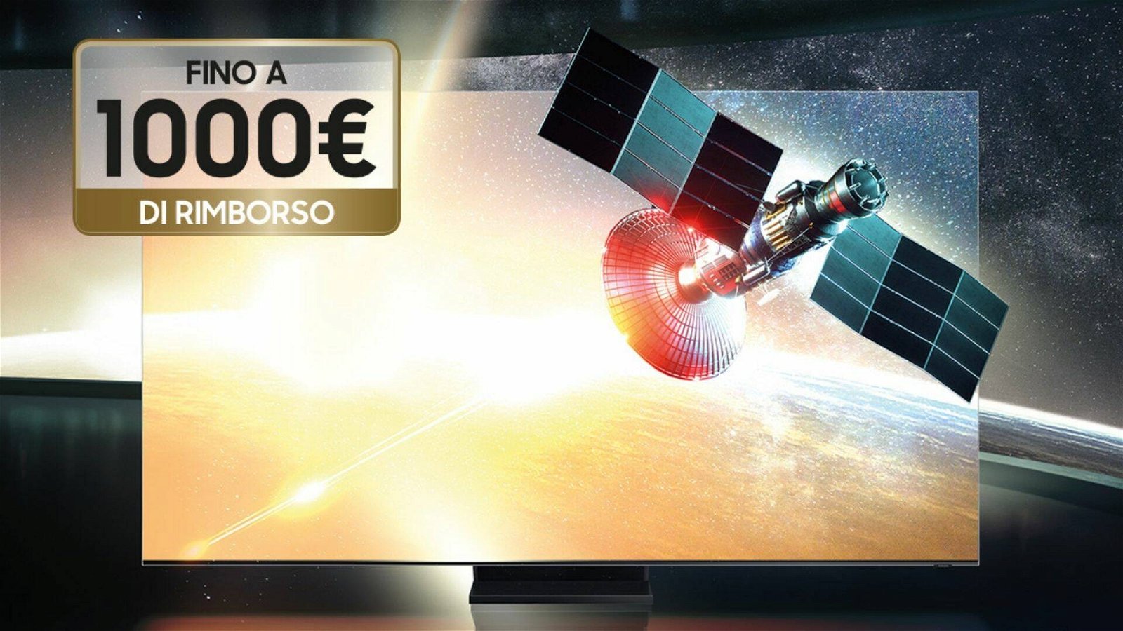 Immagine di Acquista una smart TV Samsung QLED 8K, e scopri come ricevere 1000€ di rimborso!