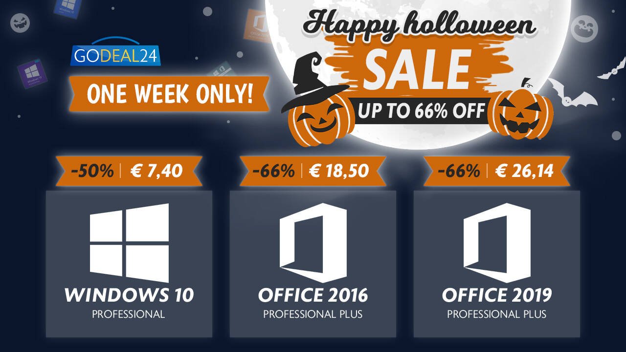 Immagine di Windows 10 a soli 6€? La prevendita di Halloween su GoDeal24.com