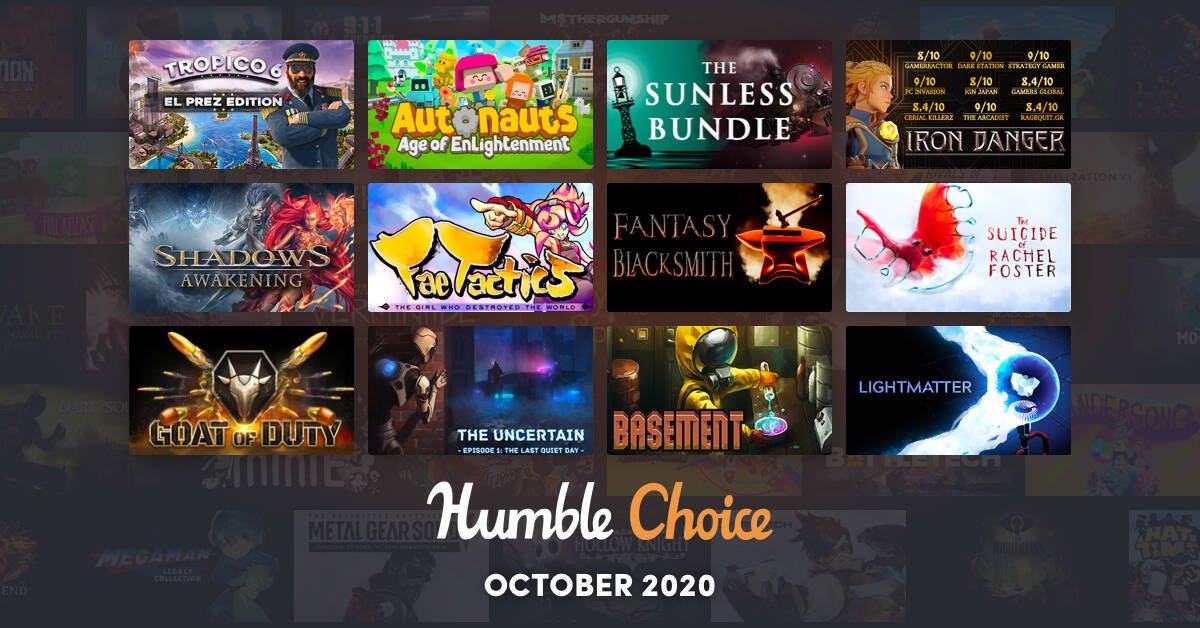Immagine di Humble Choice Ottobre 2020: ecco i giochi di questo mese