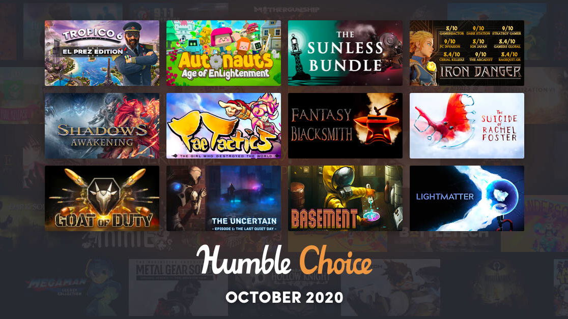 Immagine di Humble Choice Ottobre 2020: ecco i giochi di questo mese